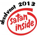 Tričko s motivem Satan inside